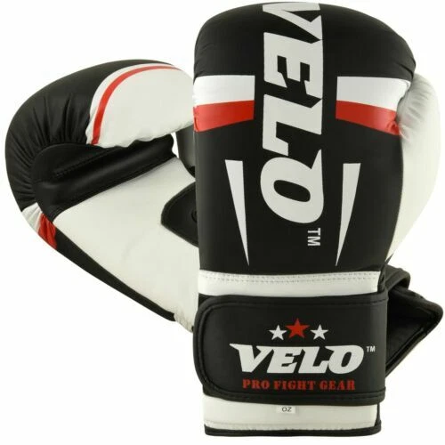 Velo Pro Fight Gear Boxing Gloves palm view