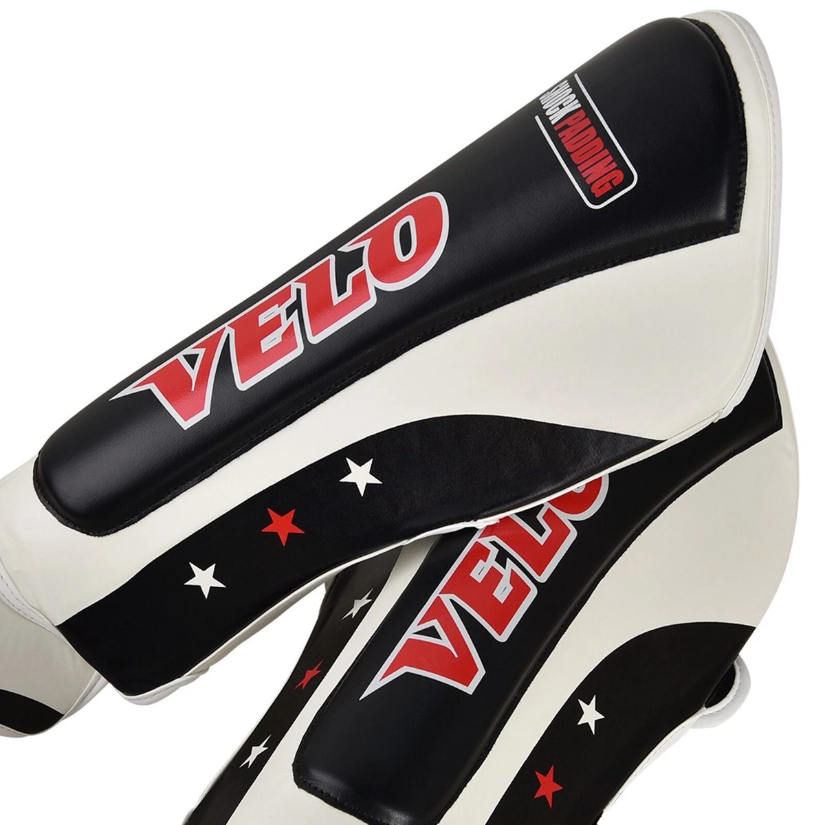 VELO Shin Instep Guards side angle close up