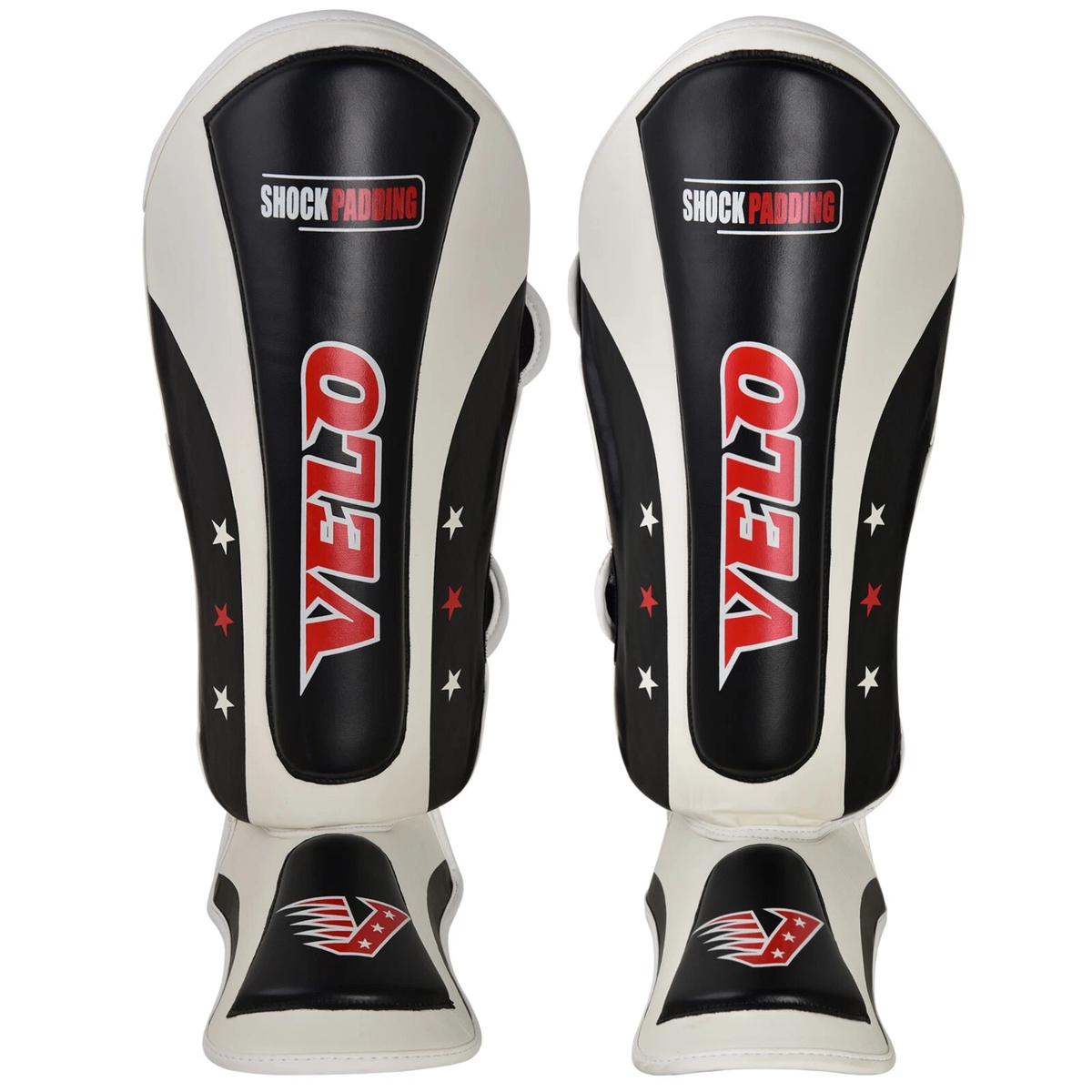 VELO Shin Instep Guards front view pair